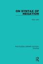 On Syntax Of Negation - Preview