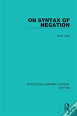 Capa do artigo On Syntax Of Negation