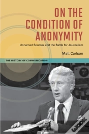 Capa do artigo On The Condition Of Anonymity