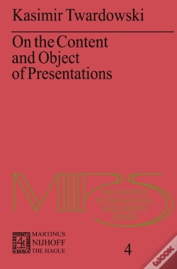 Capa do artigo On The Content And Object Of Presentations