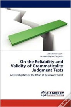 Capa do artigo On The Reliability And Validity Of Grammaticality Judgment Tests