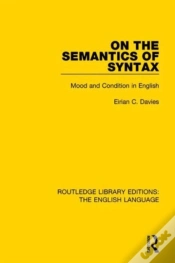 Capa do artigo On The Semantics Of Syntax