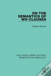 Capa do artigo On The Semantics Of Wh-Clauses