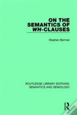 Capa do artigo On The Semantics Of Wh-Clauses