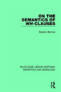On The Semantics Of Wh-Clauses - Preview