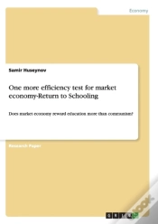 Capa do artigo One More Efficiency Test For Market Economy-Return To Schooling