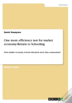 Capa do artigo One More Efficiency Test For Market Economy-Return To Schooling