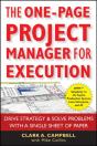 One-Page Project Manager For Execution - Preview