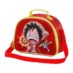 Capa do artigo One Piece Luffy Lancheira 3D, Vermelha