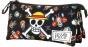 One Piece Skull Estojo Triplo ECO, Multicolorido - Preview
