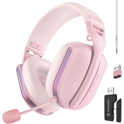 Capa do artigo Oniverse - Wireless Gaming Headset Polaris - Aurora Pink (Wireless / Multiplatform)