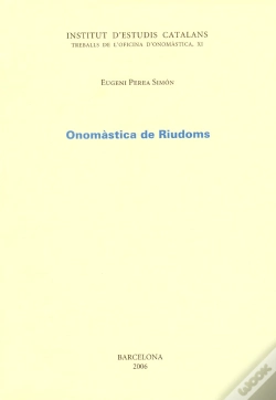 Capa do artigo Onomàstica De Riudoms