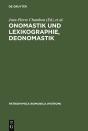 Onomastik Und Lexikographie. Deonomastik - Preview