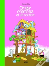 Onze Chatons Et Un Cochon