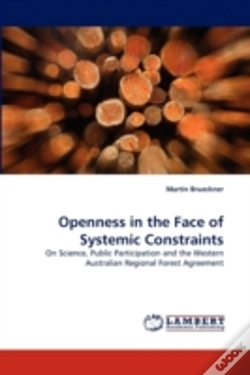 Capa do artigo Openness In The Face Of Systemic Constraints