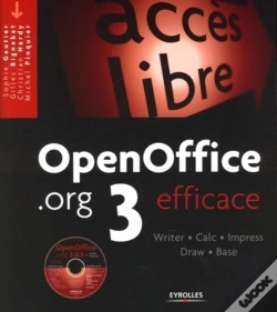 Capa do artigo Openoffice.Org 3 Efficace : Writer - Calc - Impress - Draw - Base. Avec Cd-Rom