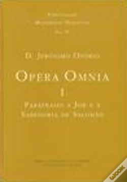 Capa do artigo Opera Omnia I - Paráfrases a Job e à Sabedoria de Salomão