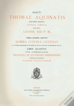 Capa do artigo Opera Omnia Tome 15 : Summa Contra Gentiles
