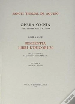Capa do artigo Opera Omnia - Tome 47 Sententia Libri Ethicorum