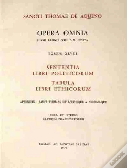 Capa do artigo Opera Omnia - Tome 48 Sententia Libri Politicorumtabula Libri Ethicorum