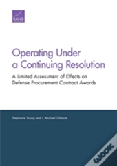 Operating Under A Continuing Resolution