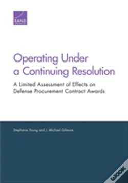 Capa do artigo Operating Under A Continuing Resolution