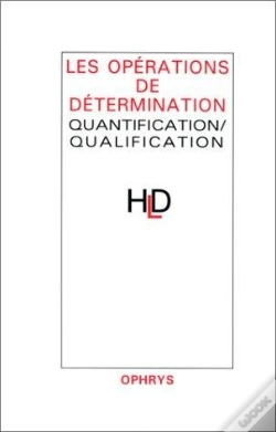 Capa do artigo Operation Et Determination : Quantification / Qualification