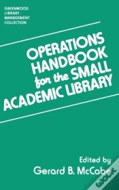 Capa do artigo Operations Handbook For The Small Academic Library