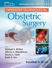 Capa do artigo Operative Techniques In Obstetric Surgery: Print + Ebook With Multimedia