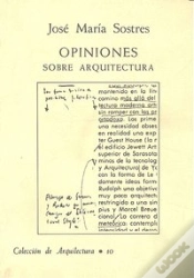 Capa do artigo Opiniones Sobre Arquitectura