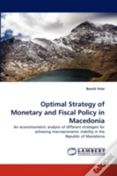 Optimal Strategy Of Monetary And Fiscal Policy In Macedonia
