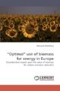 "Optimal" Use Of Biomass For Energy In E - Preview