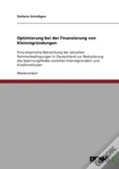 Optimierung Bei Der Finanzierung Von Kleinstgrundungen
