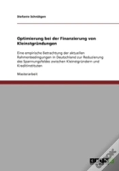 Capa do artigo Optimierung Bei Der Finanzierung Von Kleinstgrundungen