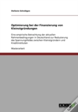 Capa do artigo Optimierung Bei Der Finanzierung Von Kleinstgrundungen