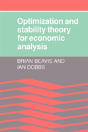 Optimisation And Stability Theory For Economic Analysis - Preview