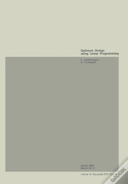 Capa do artigo Optimum Design Using Linear Programming