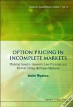 Capa do artigo Option Pricing In Incomplete Markets: Modeling Based On Geometric L'Evy Processes And Minimal Entropy Martingale Measures