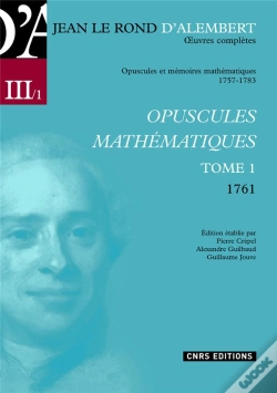 Capa do artigo Opuscules Mathématiques Tome 1 ; 1761