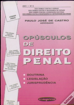 Capa do artigo Opúsculos de Direito Penal VIII