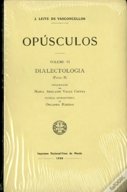 Capa do artigo Opúsculos - Volume VI - Dialectologia