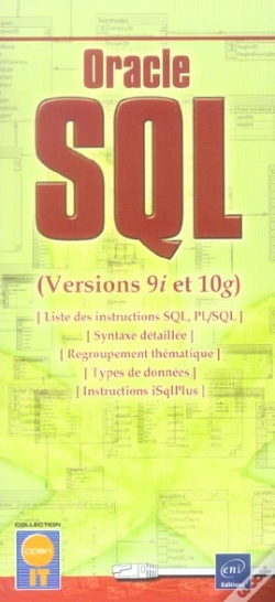 Capa do artigo Oracle Sql Versions 9i Et 10g ; Liste Des Principales Instructions