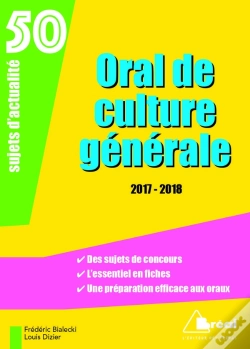 Capa do artigo Oral De Culture Generale 2016-2017 Sujets D'Actualite