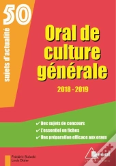 Oral De Culture Generale 2018-2019 50 Sujets D'Actualite