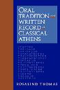 Oral Tradition And Written Record In Classical Athens - Preview