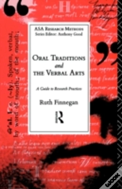 Capa do artigo Oral Traditions And The Verbal Arts