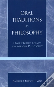 Capa do artigo Oral Traditions As Philosophy