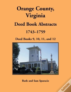 Capa do artigo Orange County, Virginia Deed Book Abstracts, 1743-1759