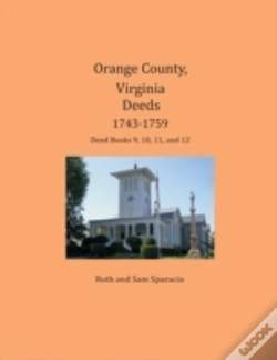 Capa do artigo Orange County, Virginia Deeds 1743-1759