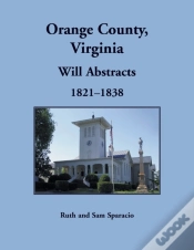 Capa do artigo Orange County, Virginia Will Abstracts, 1821-1838